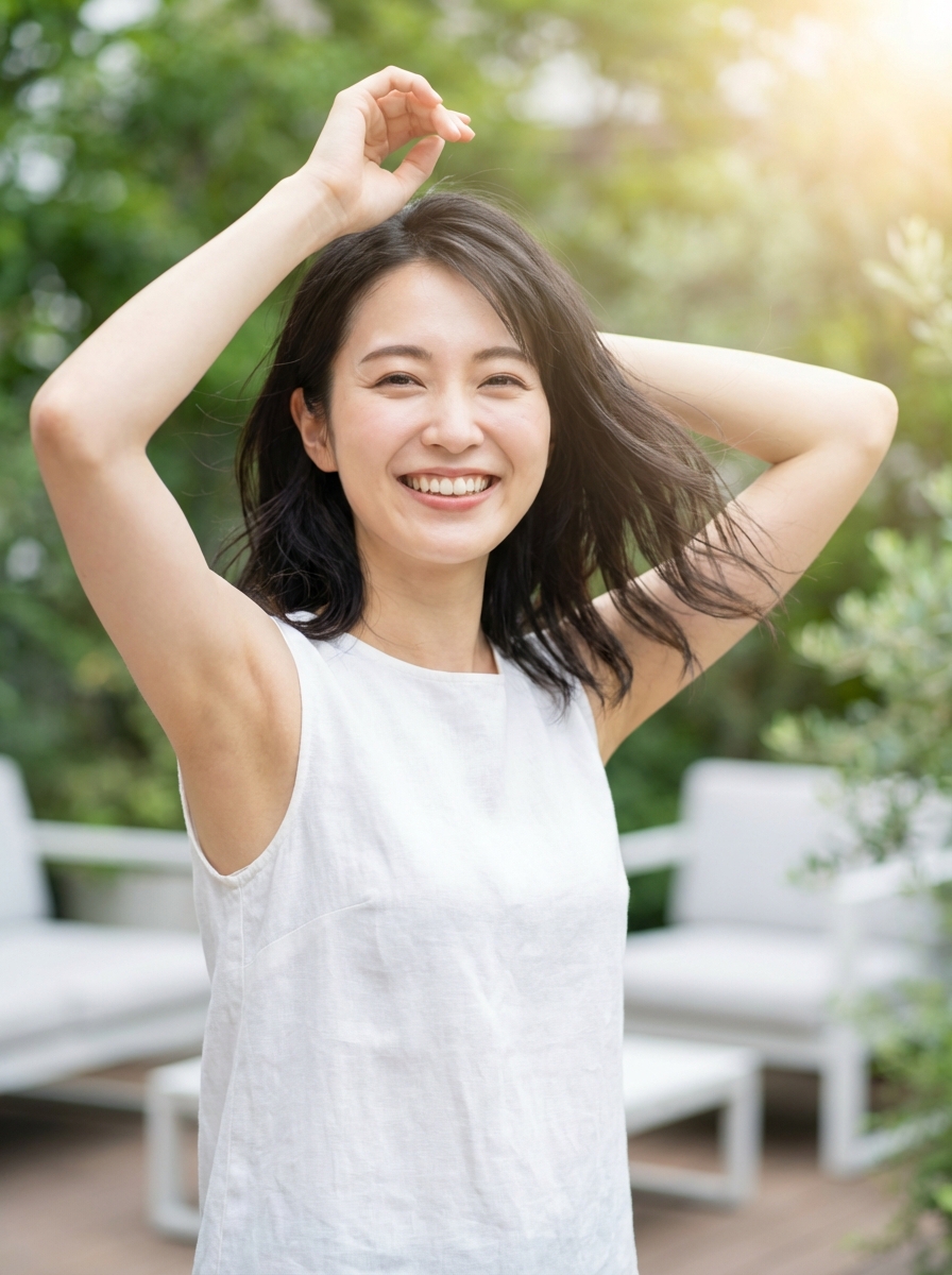 夏のノースリーブ